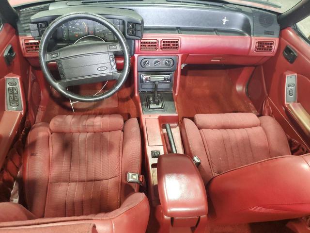 1FACP44E0MF145506 - 1991 FORD MUSTANG LX RED photo 8