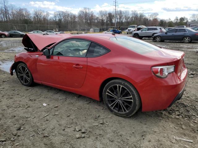 JF1ZNAA1XD1712740 - 2013 TOYOTA SCION FR-S RED photo 2