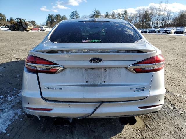 3FA6P0D99KR153208 - 2019 FORD FUSION TITANIUM SILVER photo 6