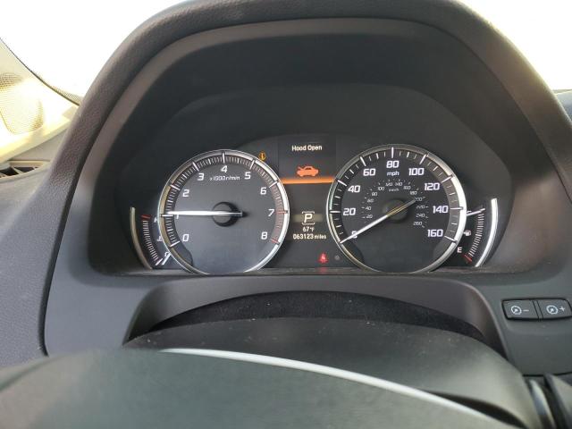19UUB2F48KA007732 - 2019 ACURA TLX TECHNOLOGY WHITE photo 9