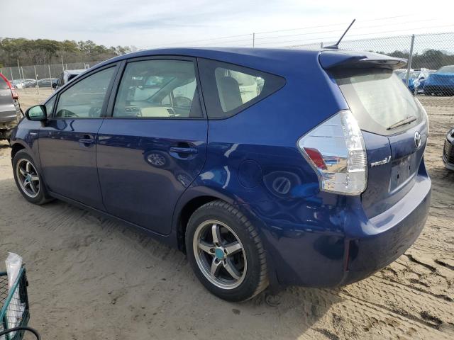 JTDZN3EU2D3188398 - 2013 TOYOTA PRIUS V BLUE photo 2