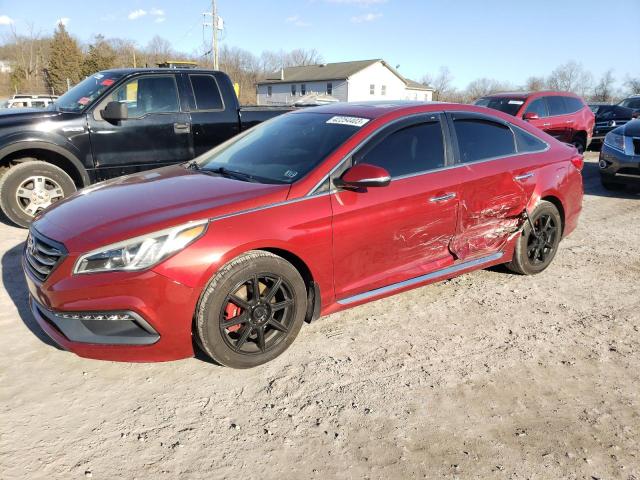 5NPE34AF0GH373799 - 2016 HYUNDAI SONATA SPORT RED photo 1