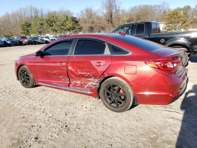 5NPE34AF0GH373799 - 2016 HYUNDAI SONATA SPORT RED photo 2