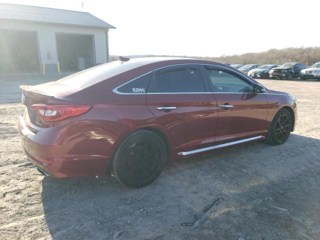 5NPE34AF0GH373799 - 2016 HYUNDAI SONATA SPORT RED photo 3