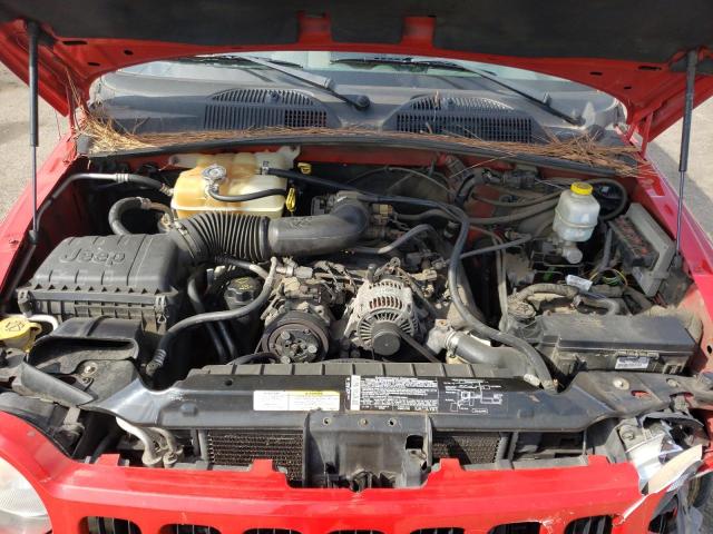 1J4GL48K25W555923 - 2005 JEEP LIBERTY SPORT RED photo 11