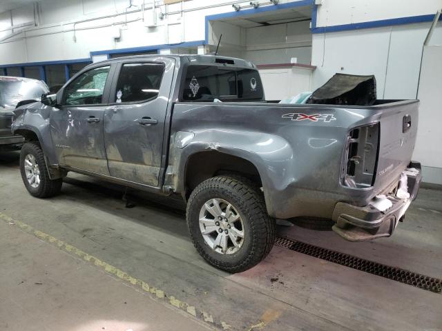 1GCGTCEN0N1111872 - 2022 CHEVROLET COLORADO LT GRAY photo 2