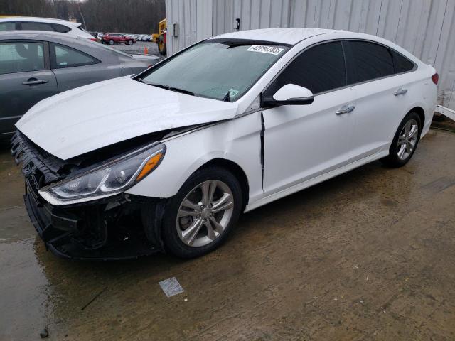 5NPE34AF9JH661196 - 2018 HYUNDAI SONATA SPORT WHITE photo 1