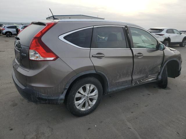 5J6RM4H7XCL070820 - 2012 HONDA CR-V EXL BROWN photo 3