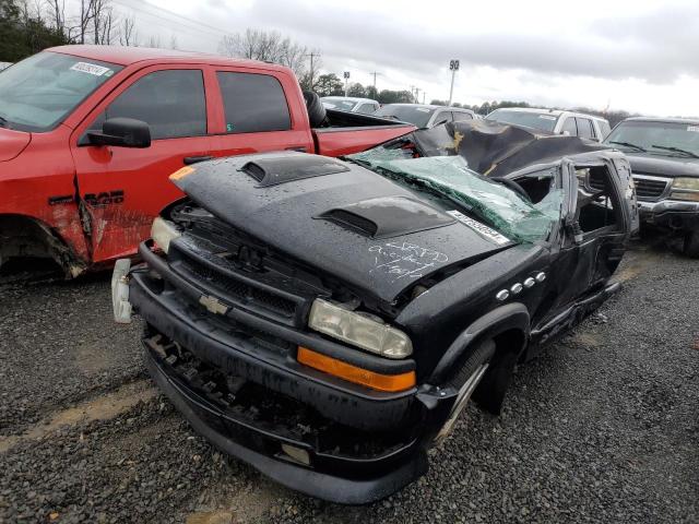 1GCCS19W718215642 - 2001 CHEVROLET S TRUCK S10 BLACK photo 1