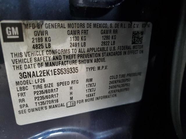 3GNAL2EK1ES639335 - 2014 CHEVROLET CAPTIVA LS 蓝色 照片 13