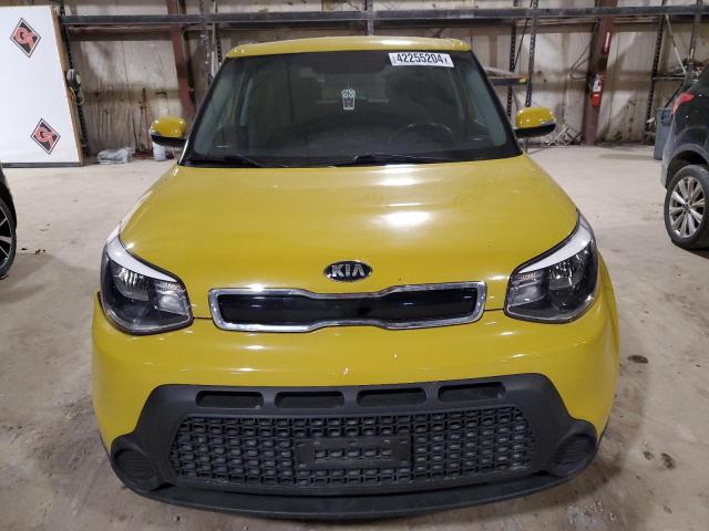 KNDJP3A50E7023157 - 2014 KIA SOUL + YELLOW photo 5