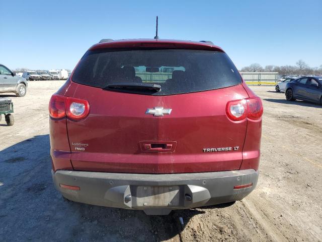 1GNLVFED1AJ217797 - 2010 CHEVROLET TRAVERSE LT MAROON photo 6