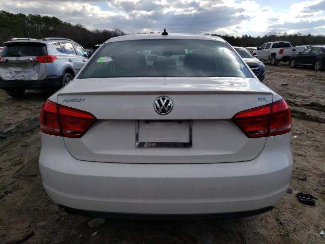 1VWCP7A31DC038445 - 2013 VOLKSWAGEN PASSAT SEL WHITE photo 6