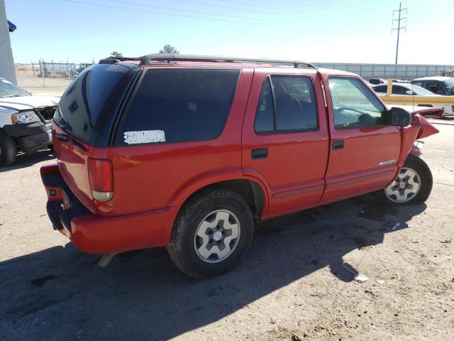 1GNDT13X14K139031 - 2004 CHEVROLET BLAZER RED photo 3