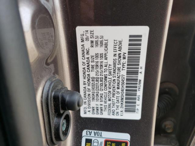 2HKRM3H34EH564577 - 2014 HONDA CR-V LX GRAY photo 12