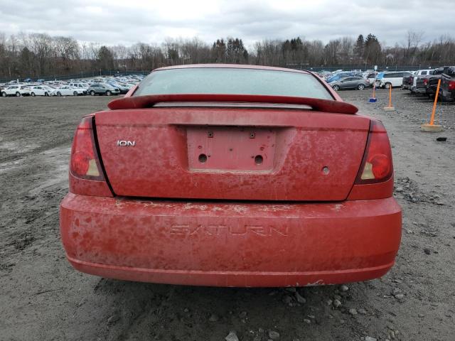 1G8AN12F53Z187310 - 2003 SATURN ION LEVEL 2 RED photo 6