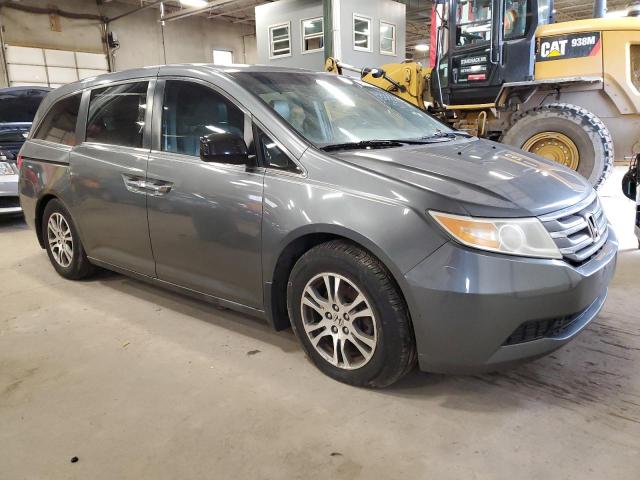 5FNRL5H63BB065952 - 2011 HONDA ODYSSEY EXL GRAY photo 4