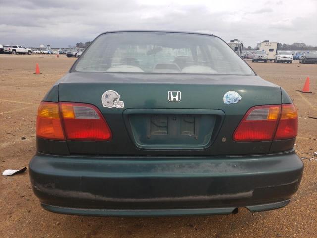 1HGEJ6672XL020819 - 1999 HONDA CIVIC LX GREEN photo 6