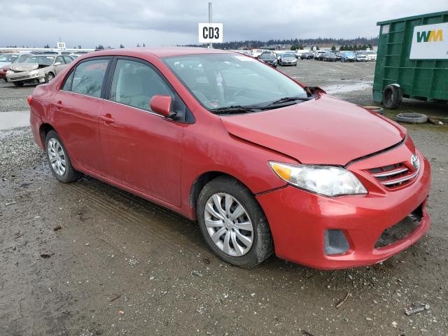5YFBU4EE9DP203649 - 2013 TOYOTA COROLLA BASE RED photo 4