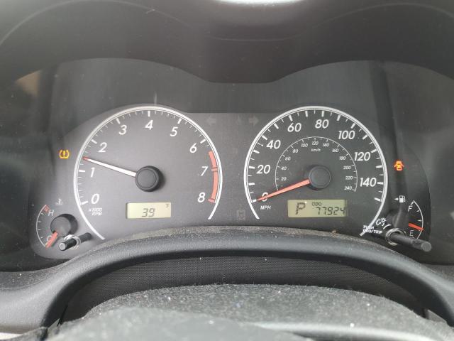 5YFBU4EE9DP203649 - 2013 TOYOTA COROLLA BASE RED photo 9