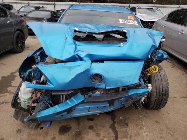 JM1BL1H47A1262963 - 2010 MAZDA SPEED 3 BLUE photo 5