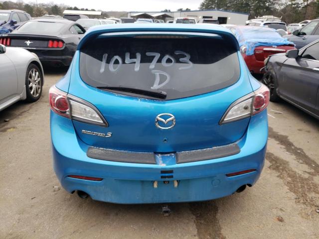 JM1BL1H47A1262963 - 2010 MAZDA SPEED 3 BLUE photo 6