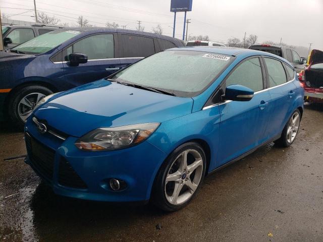 1FADP3N20EL114682 - 2014 FORD FOCUS TITANIUM BLUE photo 1