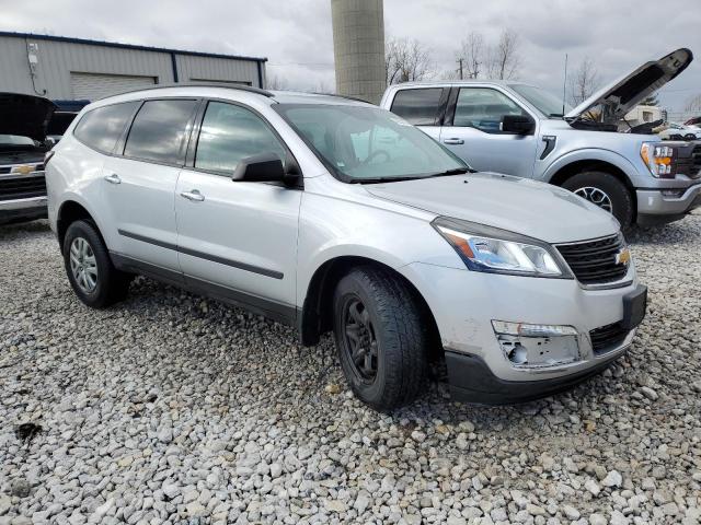 1GNKVFED1HJ202772 - 2017 CHEVROLET TRAVERSE LS SILVER photo 4