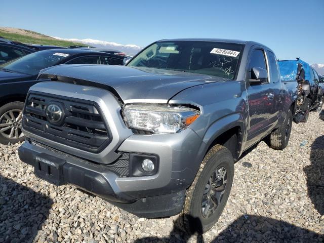 5TFSX5EN3JX061180 - 2018 TOYOTA TACOMA ACCESS CAB ნაცრისფერი ფოტო 1