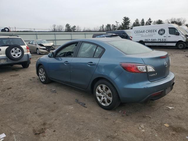 JM1BL1UGXB1471468 - 2011 MAZDA 3 I BLUE photo 2