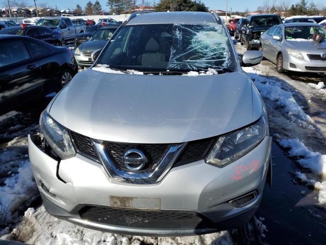 JN8AT2MV9GW152674 - 2016 NISSAN ROGUE S SILVER photo 5