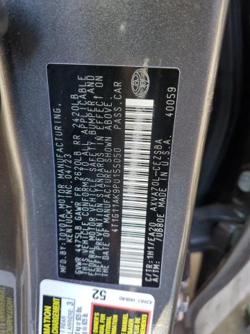 4T1G11AK9PU155050 - 2023 TOYOTA CAMRY SE NIGHT SHADE CHARCOAL photo 12