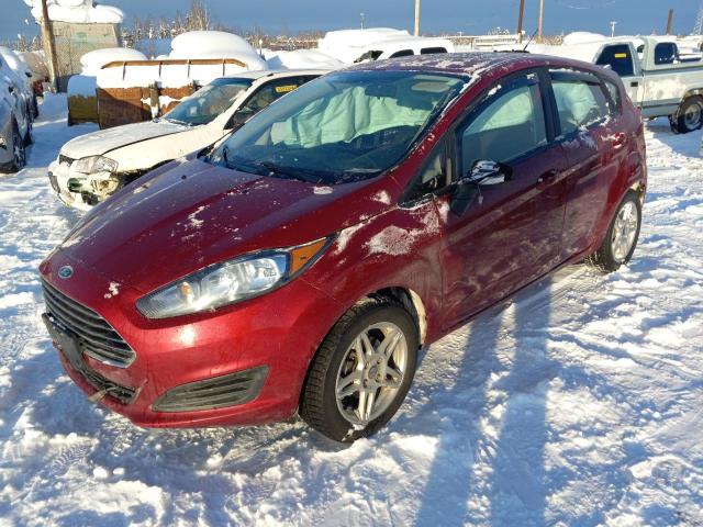 3FADP4EJ9HM156378 - 2017 FORD FIESTA SE RED photo 1