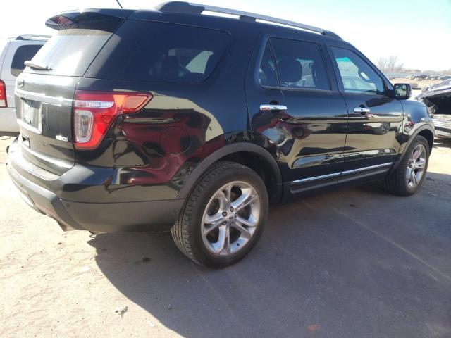 1FM5K8F85DGC10825 - 2013 FORD EXPLORER LIMITED BLACK photo 3