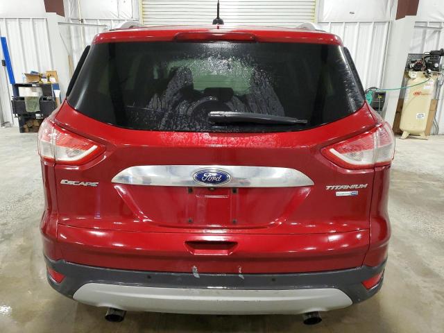 1FMCU9J99EUB16179 - 2014 FORD ESCAPE TITANIUM RED photo 6