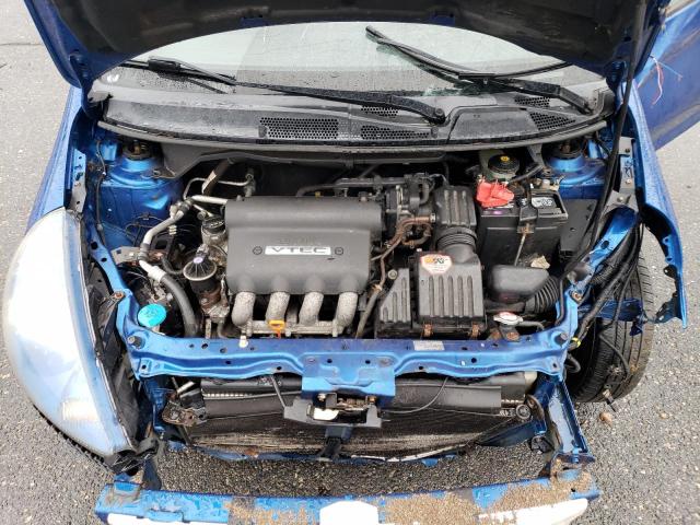 JHMGD38687S008065 - 2007 HONDA FIT S 蓝色 照片 11