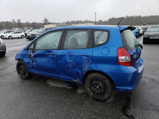 JHMGD38687S008065 - 2007 HONDA FIT S 蓝色 照片 2