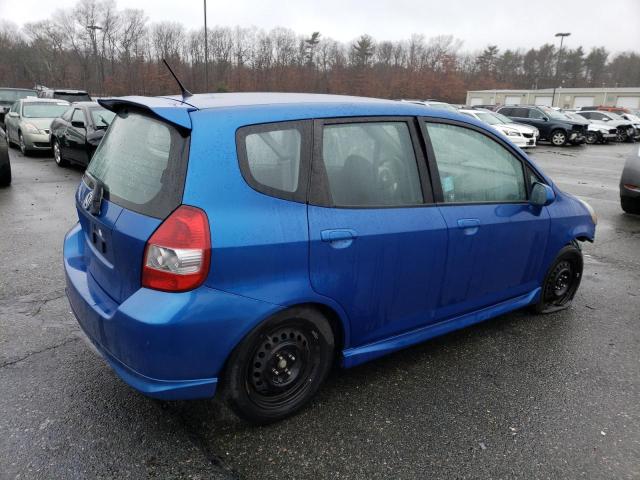 JHMGD38687S008065 - 2007 HONDA FIT S 蓝色 照片 3