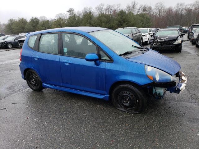 JHMGD38687S008065 - 2007 HONDA FIT S 蓝色 照片 4