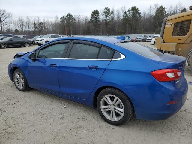 1G1BE5SM9H7107938 - 2017 CHEVROLET CRUZE LT BLUE photo 2