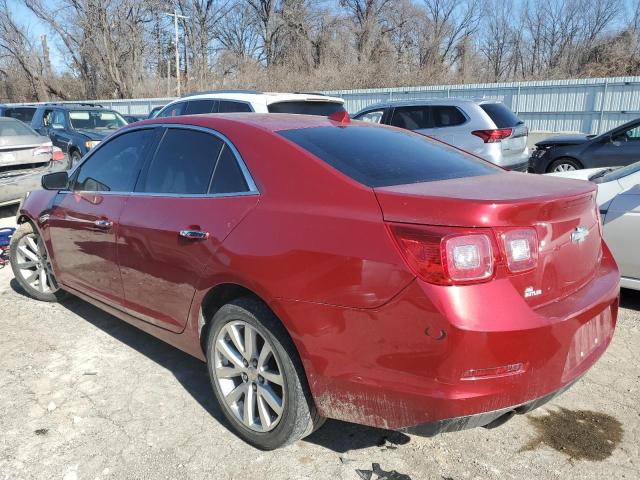 1G11H5SL2EF155972 - 2014 CHEVROLET MALIBU LTZ MAROON photo 2