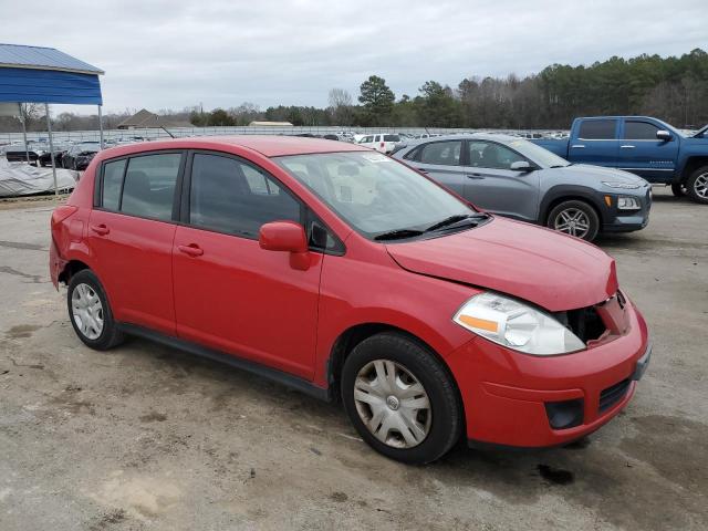 3N1BC1CP0CK291677 - 2012 NISSAN VERSA S RED photo 4