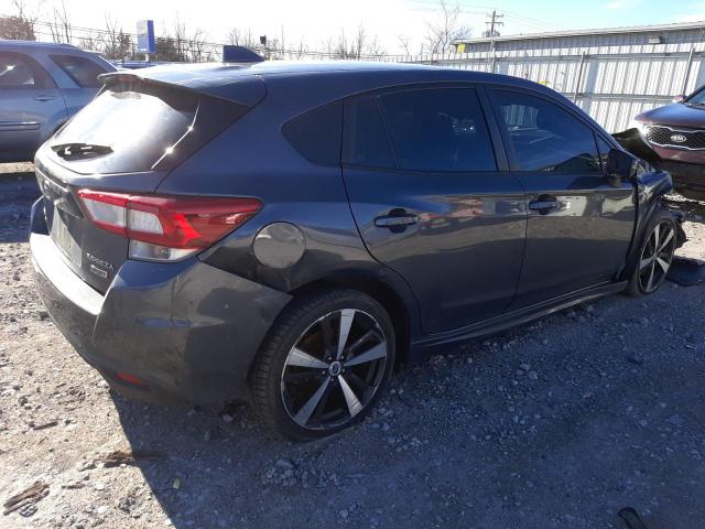 4S3GTAL64J3735852 - 2018 SUBARU IMPREZA SPORT GRAY photo 3