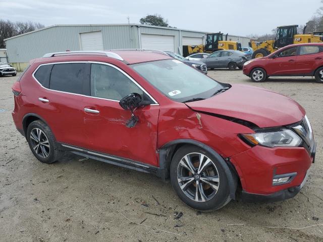 JN8AT2MV8HW276260 - 2017 NISSAN ROGUE S RED photo 4