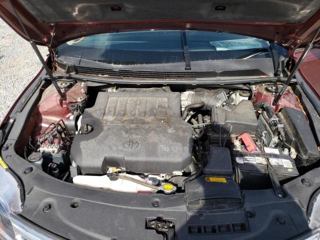 4T1BK1EB2DU021607 - 2013 TOYOTA AVALON BASE 勃艮第红 照片 11