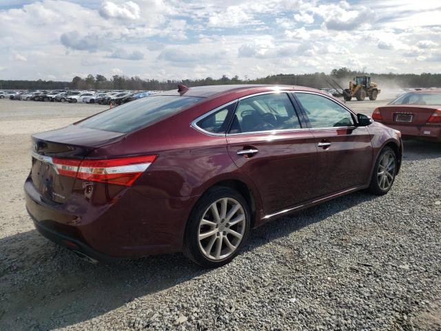 4T1BK1EB2DU021607 - 2013 TOYOTA AVALON BASE BURGUNDY photo 3