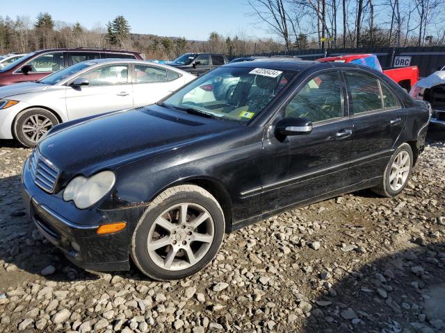 WDBRF92H67F874601 - 2007 MERCEDES-BENZ C 280 4MATIC BLACK photo 1