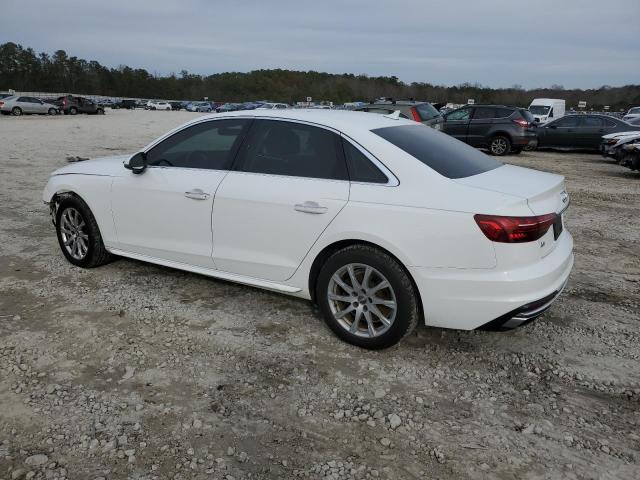 WAUGMAF42LN005949 - 2020 AUDI A4 PREMIUM WHITE photo 2