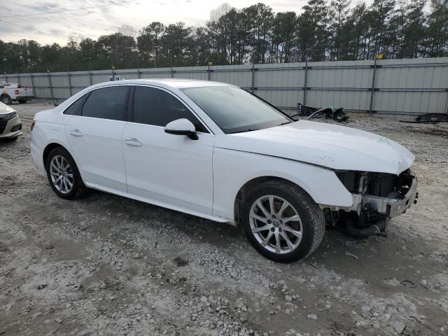 WAUGMAF42LN005949 - 2020 AUDI A4 PREMIUM WHITE photo 4