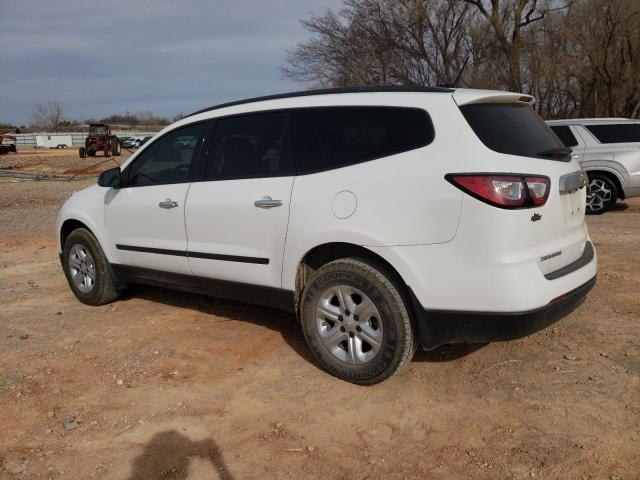 1GNKRFKD0HJ159194 - 2017 CHEVROLET TRAVERSE LS WHITE photo 2